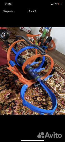 Трек хот вилс (9 штук разных)