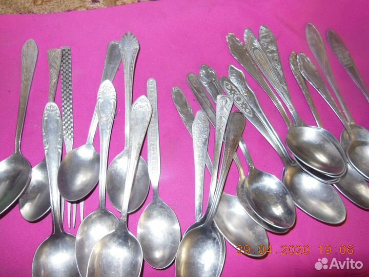 СССР ложки, вилки ножи