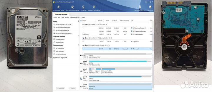 Неисправные HDD