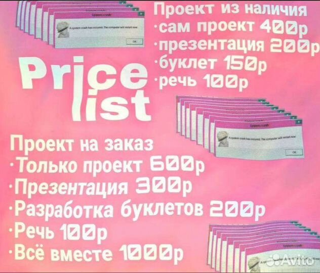 Индивидуальные проект, доклады, презентации