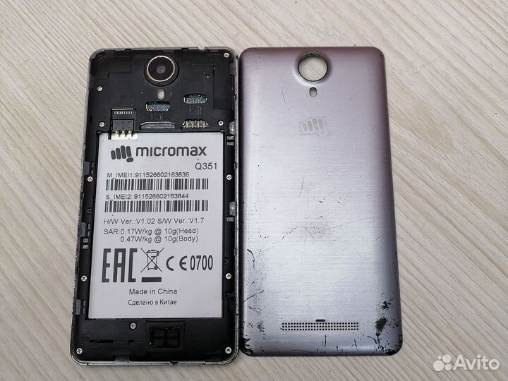 Micromax Q351 Сanvas spark 2 pro, 8 ГБ