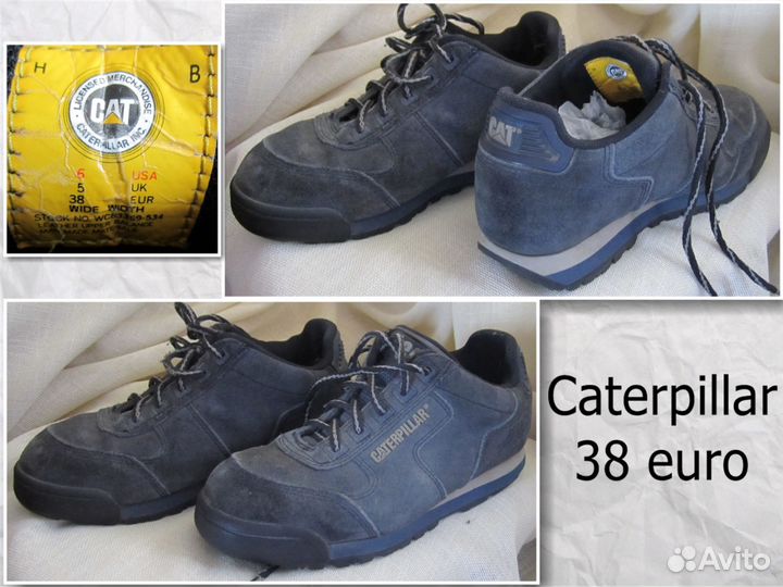 Ботинки Сат 40 Caterpillar Gallus 39 новые кожаные