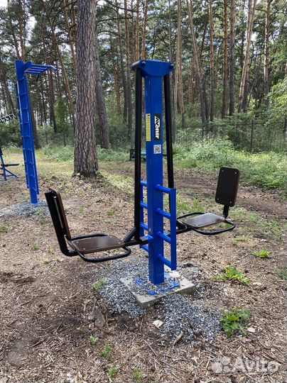 Уличный тренажер жим ногами двойной AVU013