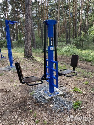 Уличный тренажер жим ногами двойной AVU013