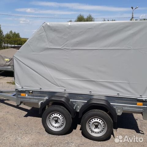 Двухосный прицеп сст-7132-16 2500х1500