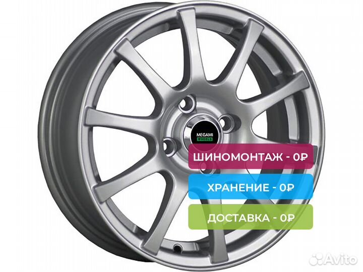 R15 4x100 6J ET50 D60,1 Megami MGM-2 S