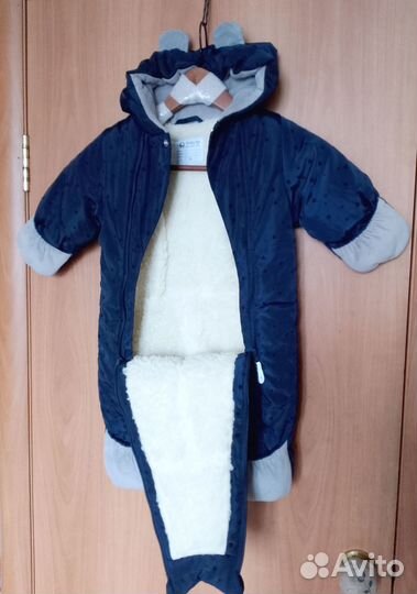 Комбинезон зимний на малыша, Baby Go, 74