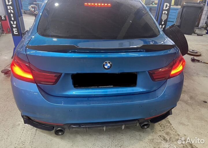 Спойлер под карбон BMW 4 F36 grand coupe