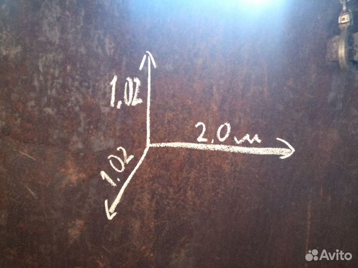 Бак для воды металлический