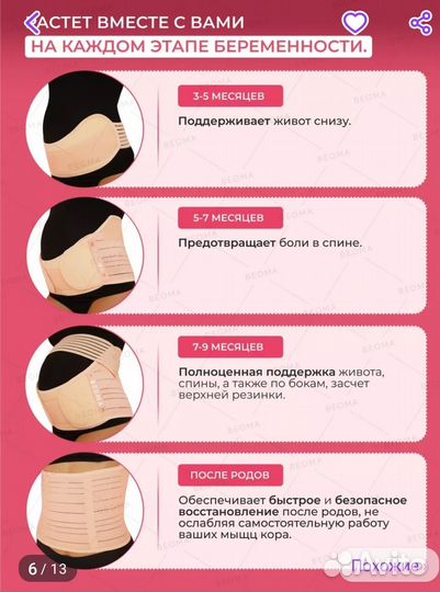 Бандаж для беременных и после родов