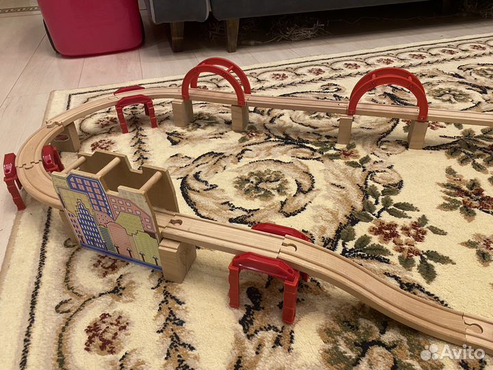 Деревянная железная дорога Balbi 2 больших набора