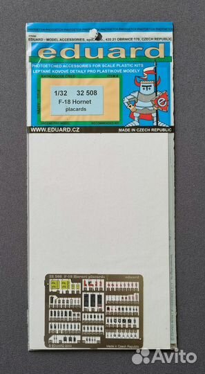 F-18 Hornet placards eduard 1:32