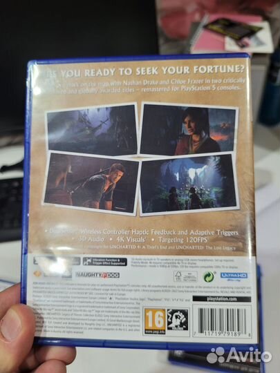 Uncharted коллекция ps5