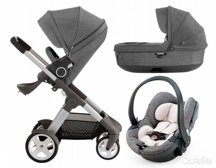 Коляска 3 в 1 Stokke Cruzi