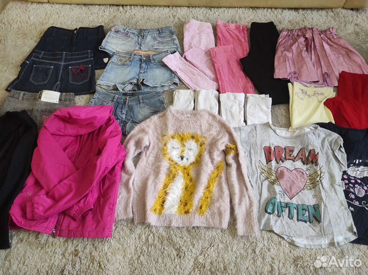 Пакет одежды на девочку 146 152