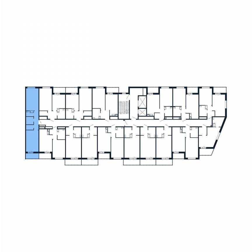 2-к. квартира, 42,9 м², 11/12 эт.