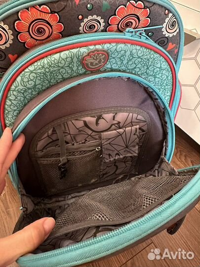 Рюкзак с ортопедической спинкой для девочки