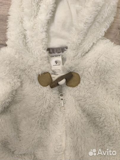 Утеплённый комбинезон мишка с ушками 74-80