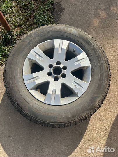 Зимняя резина r17 шипованая на дисках Nissan