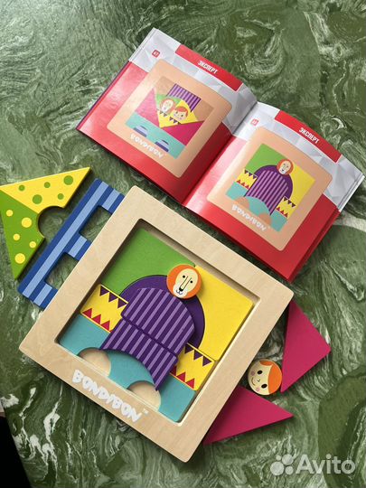 Настольная игра bondibon дуэт пазл циркачи
