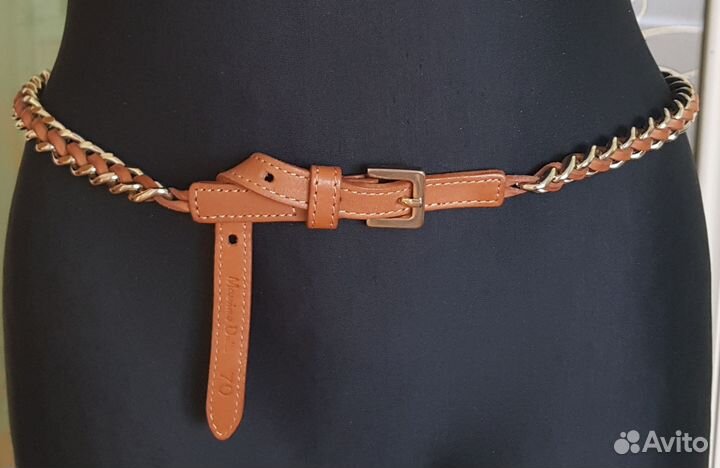 Ремень кожаный Massimo Dutti. Оригинал