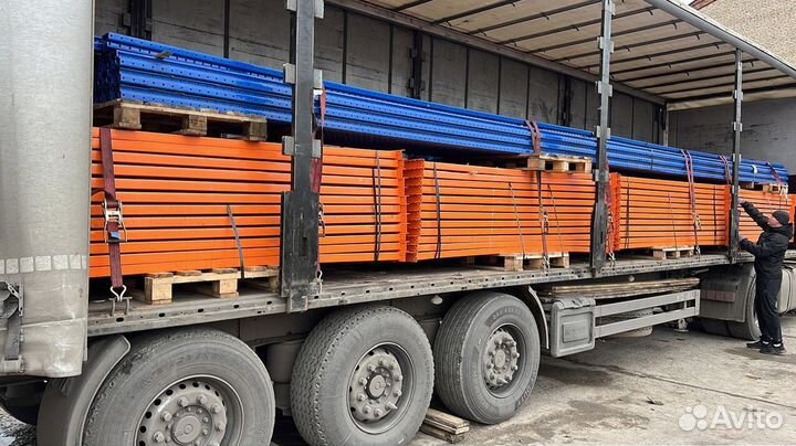 Фронтальные стеллажи складские паллетные Б/у # 3282