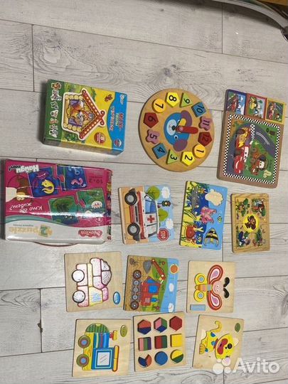 Развивающие игры, пазлы