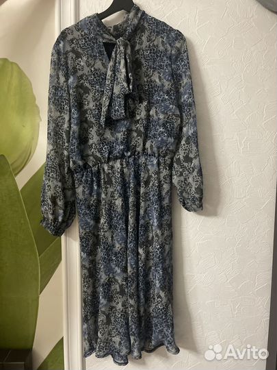 Вечернее платье 52 размер анималистический принт