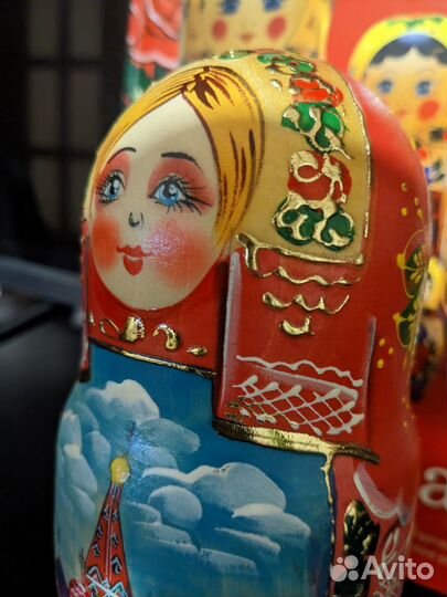 Матрёшка Москва из 5 кукол