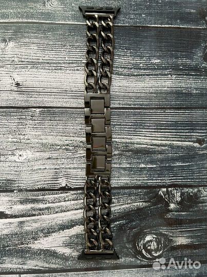 Металлический ремешок с цепями для Apple watch