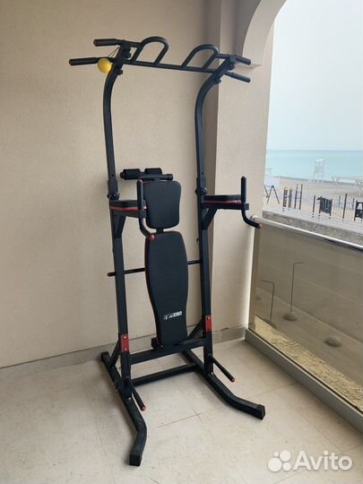 Турник-пресс-брусья со скамьёй Unix FIT Power Towe