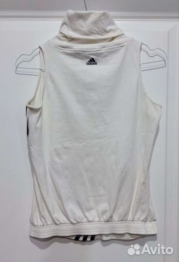 Adidas Футболка без Рукавов с Высоким Воротником
