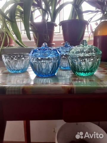 Посуда Цветное стекло СССР много ассортимента