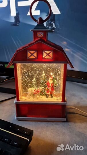 Новогодний рождественский фонарь