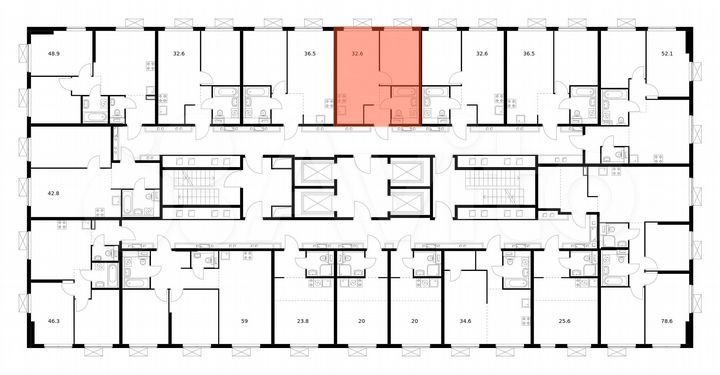 1-к. квартира, 32,6 м², 14/33 эт.