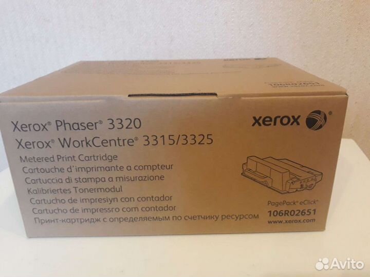 Картридж xerox 106R02651 для мфу Xerox 3315/3325