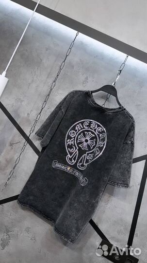 Футболка варенка Chrome Hearts оверсайз