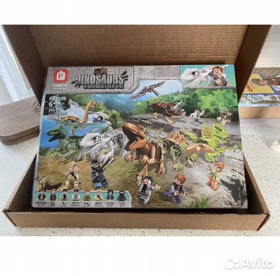 Игровой конструктор динозавры