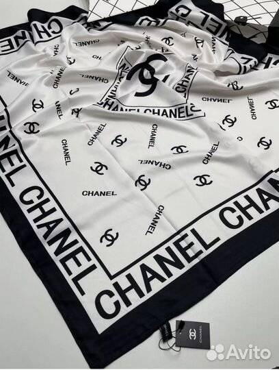 Шелковый платок chanel