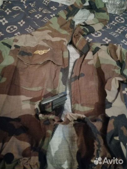 Комбинезон хаки военный детский лен