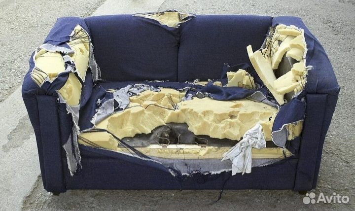 Ремонт и перетяжка мягкой мебели на дому