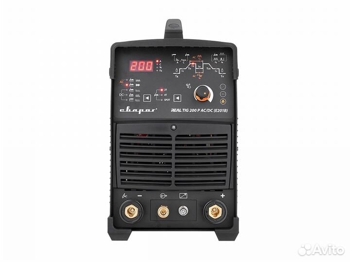 Сварочный инвертор TIG real TIG 200 P AC/DC black