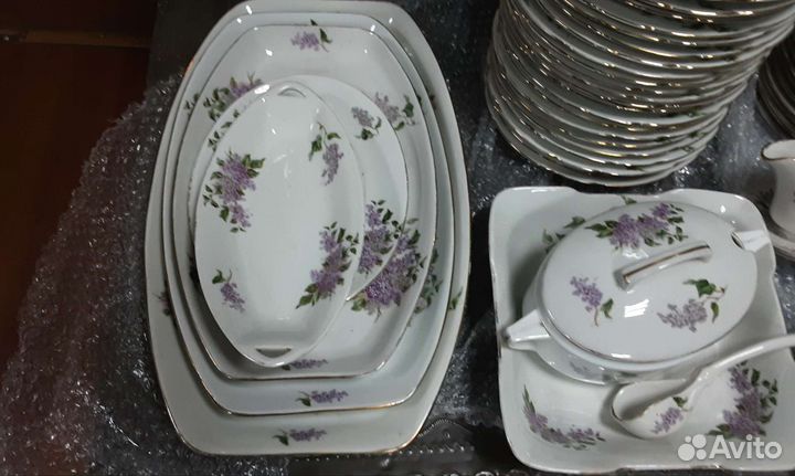 Сервиз столовый фарфор (73 предметв) 1900 годы