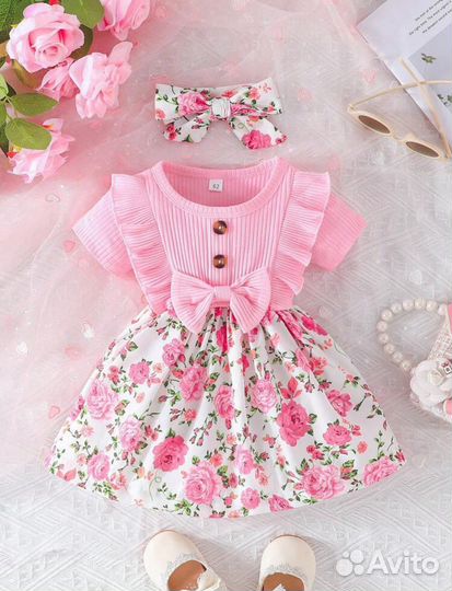Платье для девочки 86 92