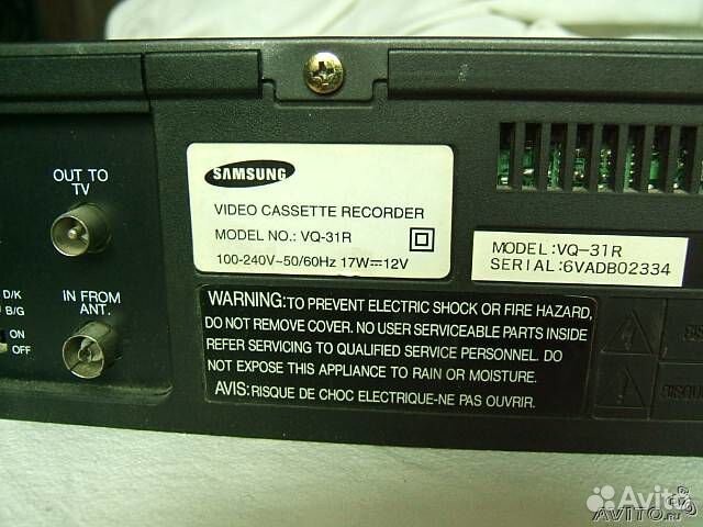 Видеоплэйер Samsung + AC/DC 12V 1А блок питания