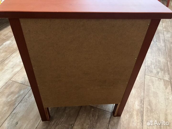 Тумба прикроватная IKEA красная