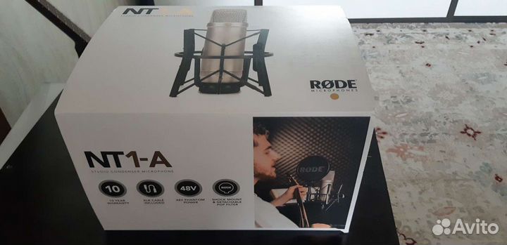 Студийный микрофон rode NT1-A