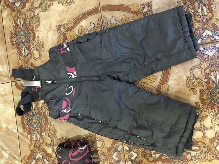 Комбинезон зимний для девочки плюс теплые вещи