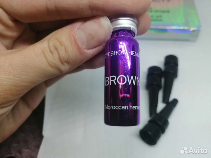 Хна для бровей ekko beauty