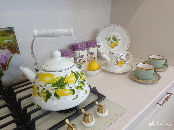 Чайник эмалированный MetaLLoni 3л 